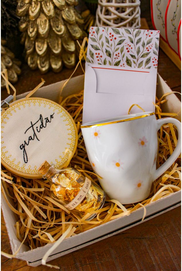 Kit Presente Margaridas Ouro -2-